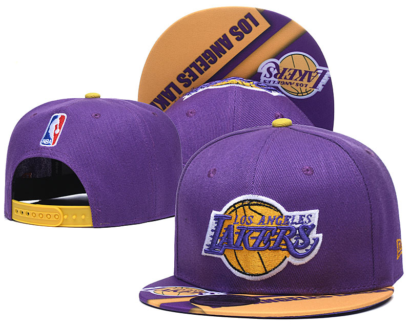 NBA Los Angeles Lakers Stitched Snapback Hats 023